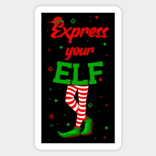 Express Your Elf Sticker